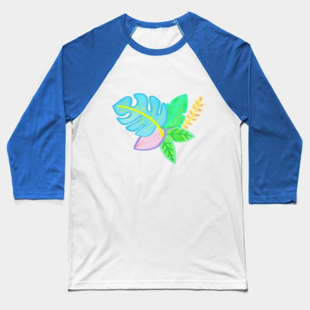 Tropical Baseball T-Shirt by AS.PAINTINGS